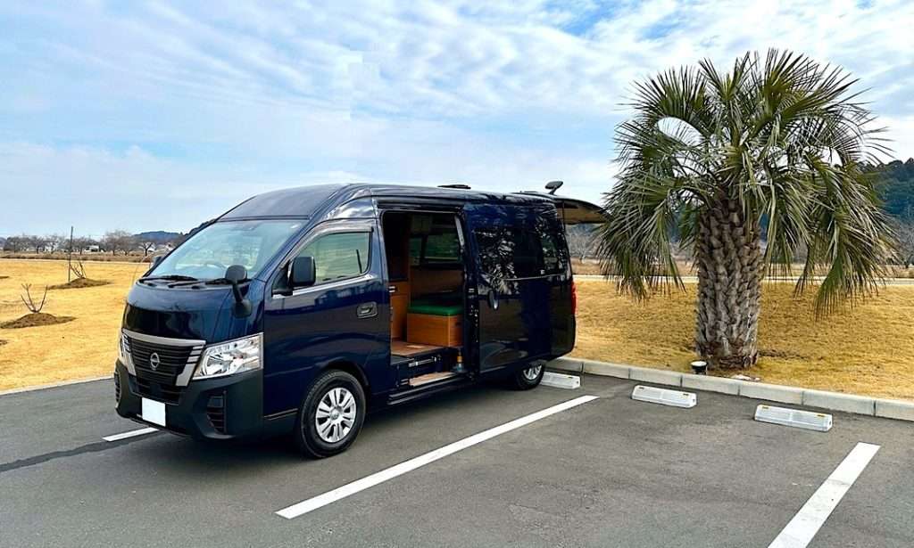 camper travel in japan