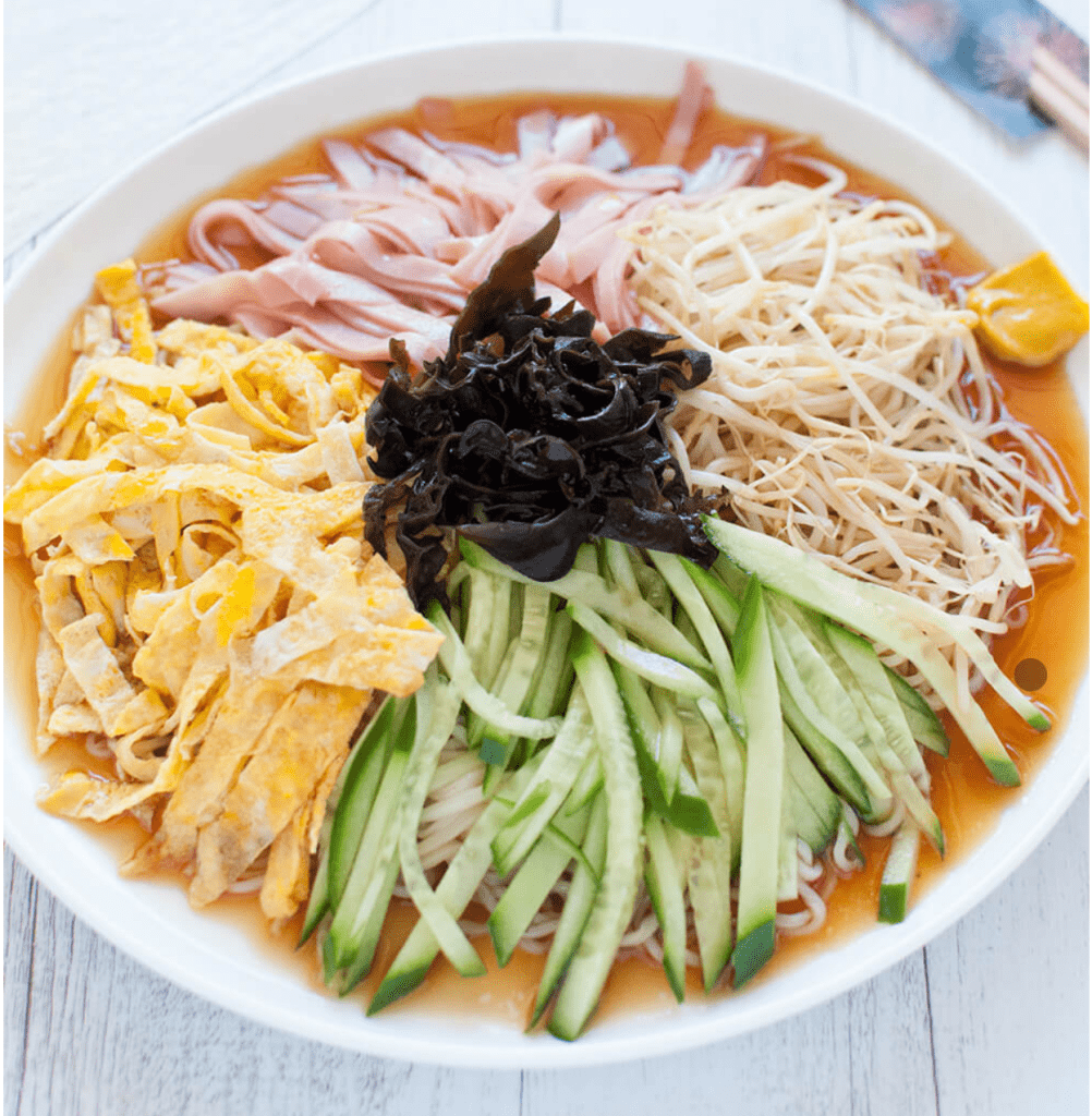 seasonal food cold ramen