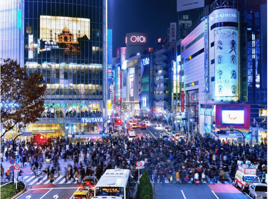 shibuya crossing - tokyo 
